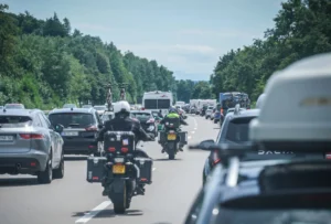 Filtern auf der Autobahn