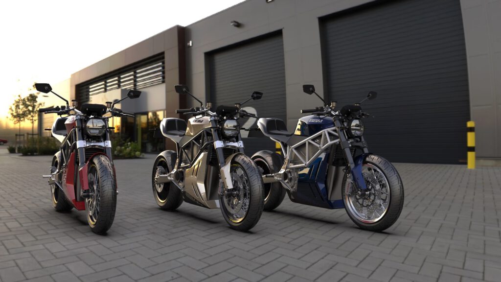 drei verschiedenfarbige Hiro Streetfighter