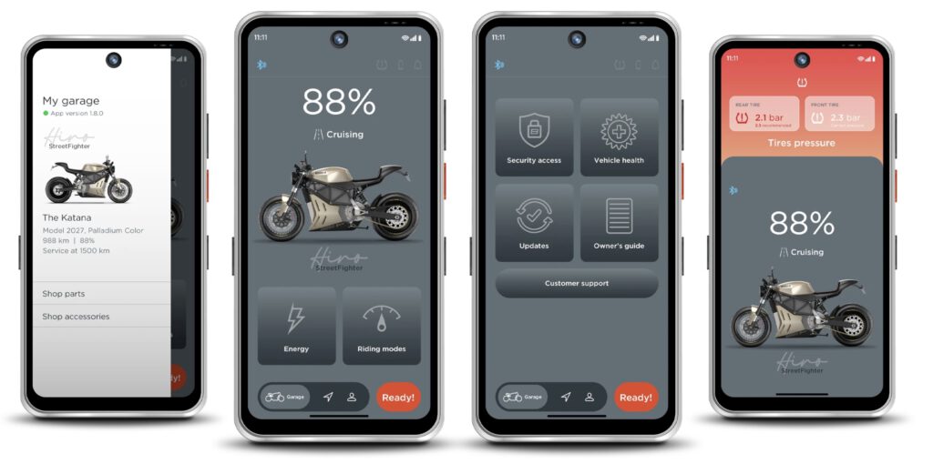 Verschiedene Screenshorts der BBM Dynamic-App