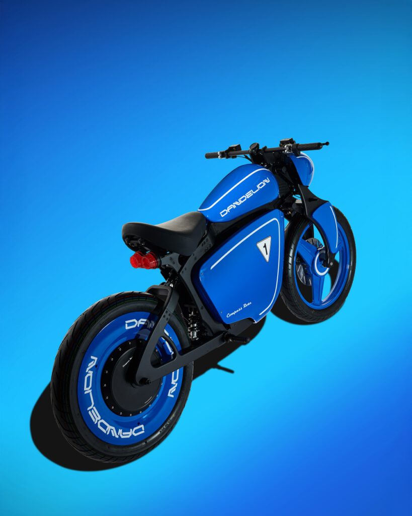 Compass Rose Dandelion blue