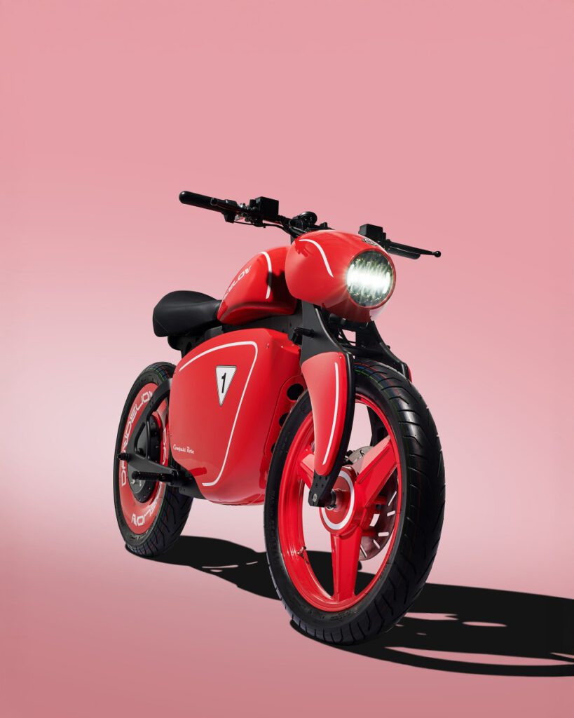 Compass Rose Dandelion red