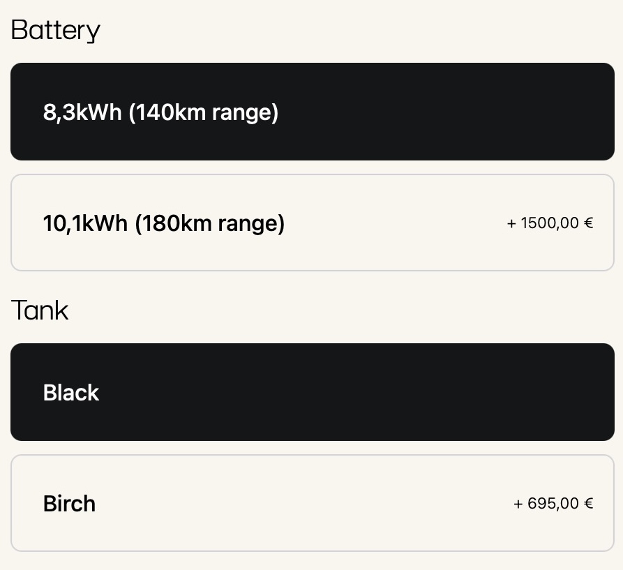 RGNT Street Classic Options