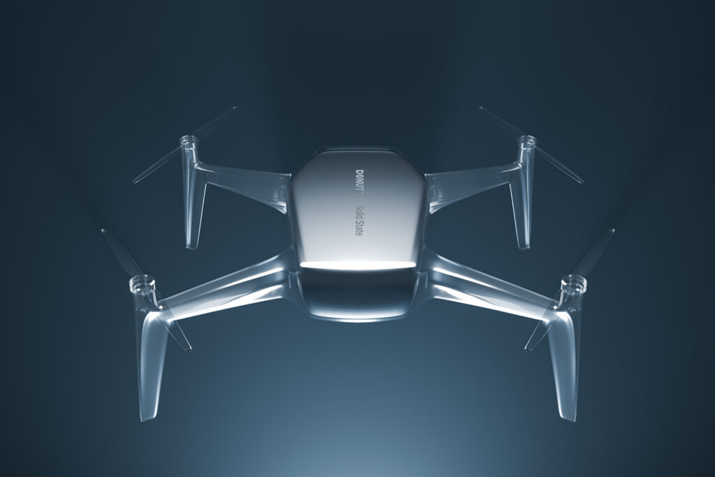 Drohne mit Feststoffbatterie