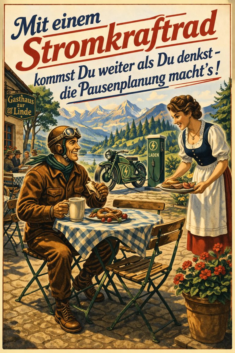 Pausenplanung Stromkraftrad