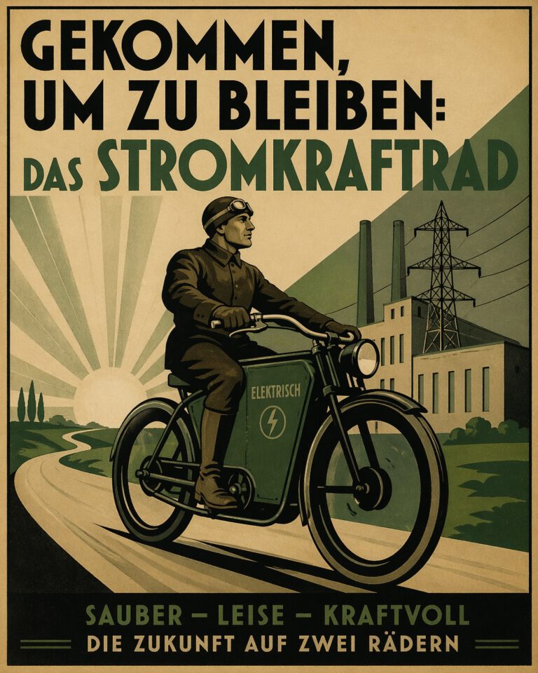 Stromkraftrad gekommen um zu bleiben