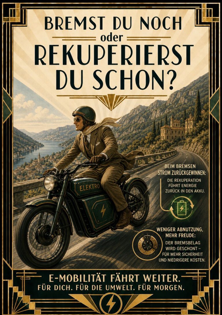 Stromkraftrad Rekuperation